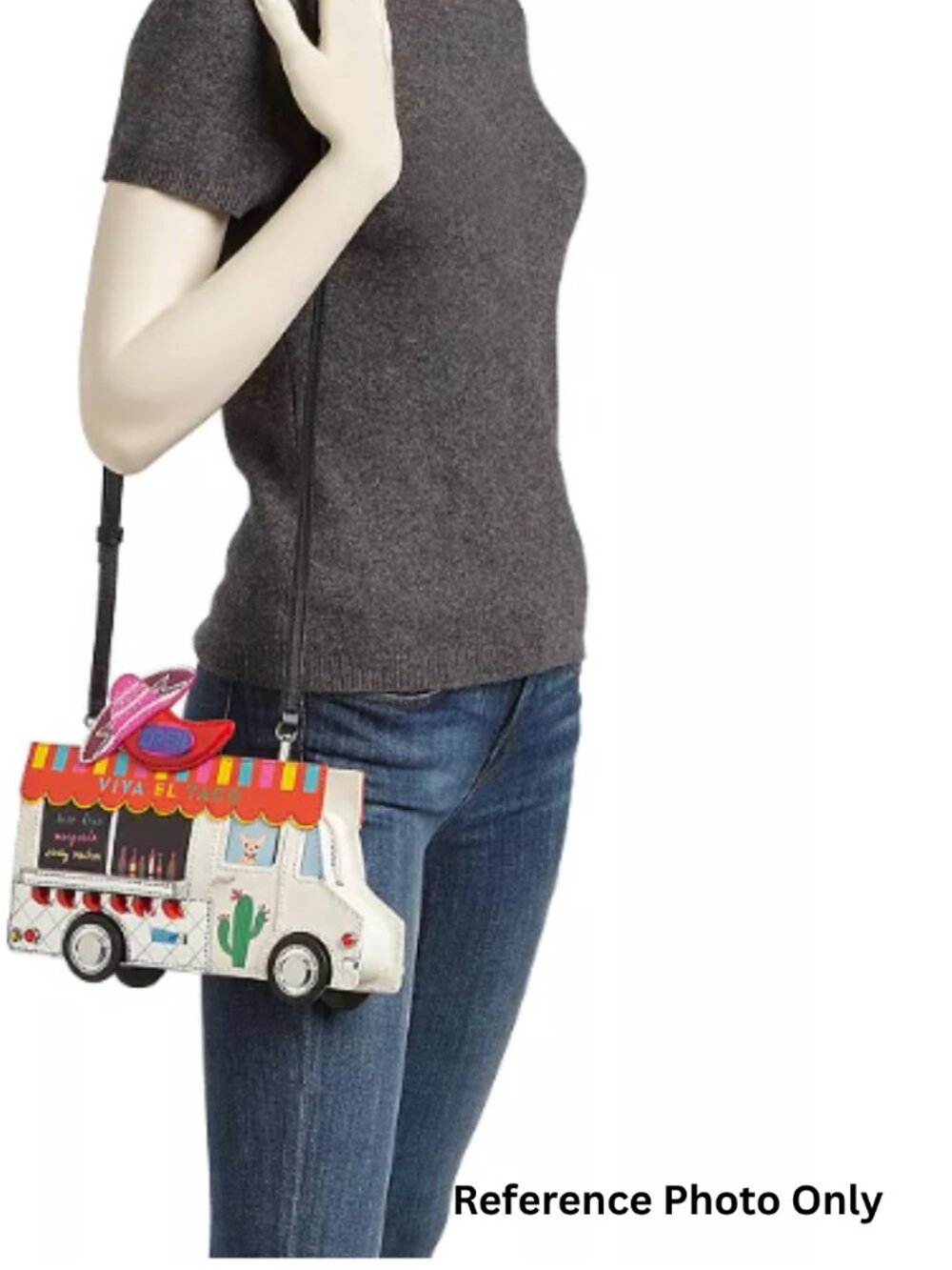 Kate Spade New York Haute Stuff Taco Truck Clutch with Straps - RARE - Pre-Loved - Picture 10 of 10